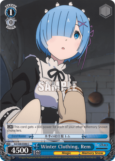 Winter Clothing, Rem — Re:ZERO -Starting Life in Another World- Memory Snow