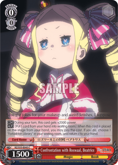 Confrontation with Roswaal, Beatrice — Re:ZERO -Starting Life in Another World- Vol.2