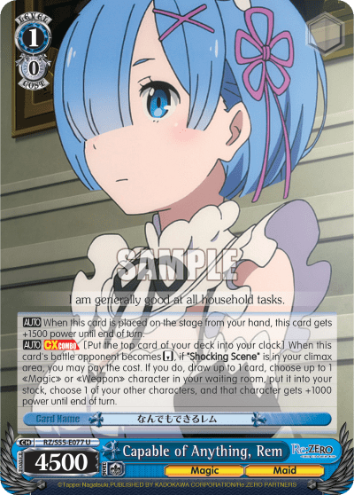 Capable of Anything, Rem — Re:ZERO -Starting Life in Another World- Vol.2