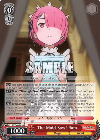 The Maid Saw! Ram — Re:ZERO -Starting Life in Another World-