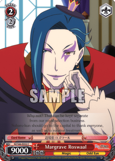 Margrave Roswaal — Re:ZERO -Starting Life in Another World-