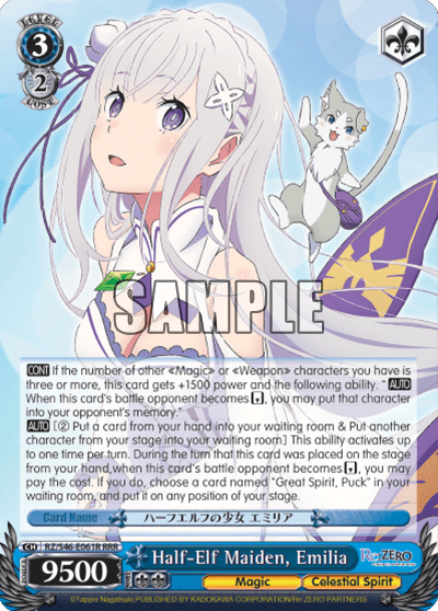 Half-Elf Maiden, Emilia — Re:ZERO -Starting Life in Another World-