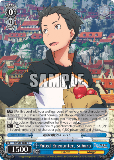 Fated Encounter, Subaru — Re:ZERO -Starting Life in Another World-