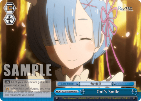 Oni's Smile — Re:ZERO -Starting Life in Another World-