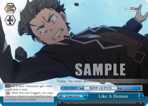 Like A Demon — Re:ZERO -Starting Life in Another World-