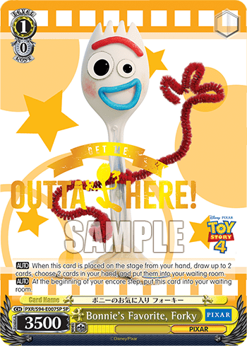 Bonnie's Favorite, Forky — PIXAR CHARACTERS