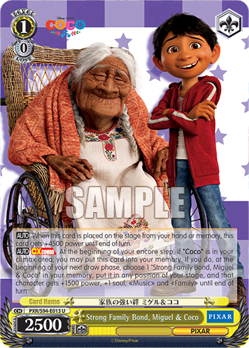 Strong Family Bond, Miguel & Coco — PIXAR CHARACTERS