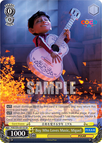 Boy Who Loves Music, Miguel (Holo) — PIXAR CHARACTERS