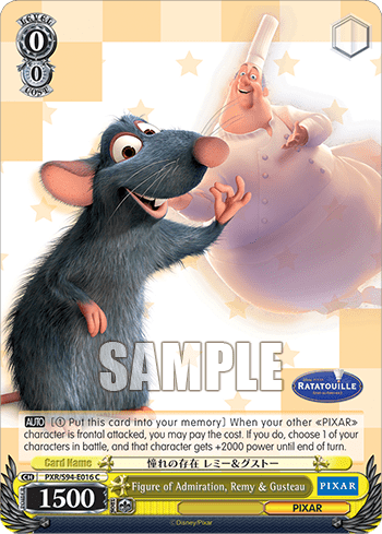 Figure of Admiration, Remy & Gusteau — PIXAR CHARACTERS