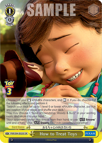 How to Treat Toys (Holo) — PIXAR CHARACTERS
