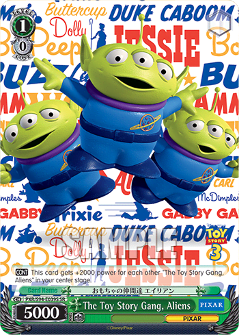 The Toy Story Gang, Aliens (Holo) — PIXAR CHARACTERS