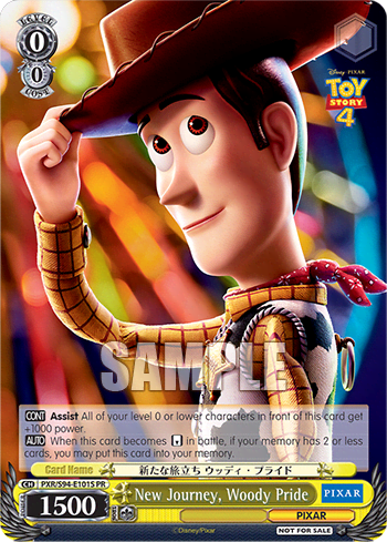 New Journey, Woody Pride (Holo) — PIXAR CHARACTERS
