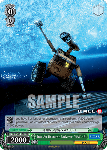 Into An Unknown Universe, WALL・E — PIXAR CHARACTERS