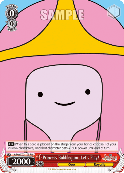 Princess Bubblegum: Let's Play! — PR Card 【Weiẞ Side】