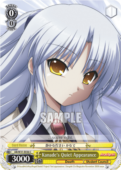 Kanade's Quiet Appearance — Angel Beats! Re:Edit