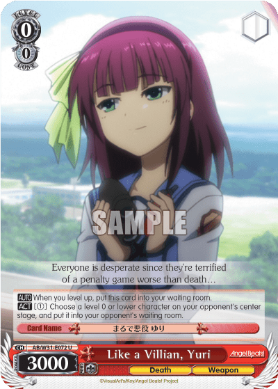 Like a Villian, Yuri — Angel Beats! Re:Edit