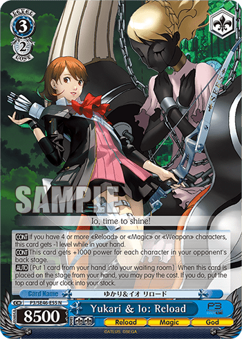 Yukari & Io: Reload — [EX] Premium Booster Persona 3 Reload™