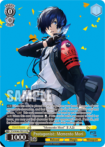 Protagonist: Memento Mori (Holo) — [EX] Premium Booster Persona 3 Reload™