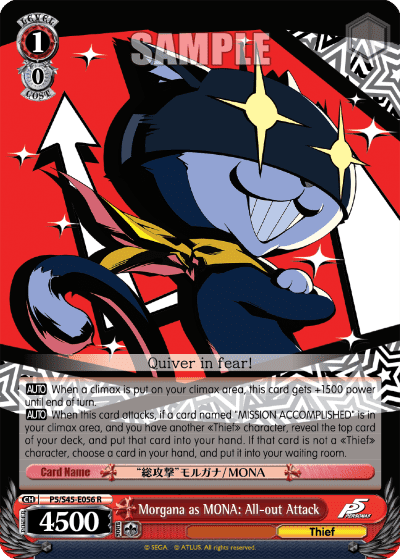 Morgana as MONA: All-out Attack — Persona 5