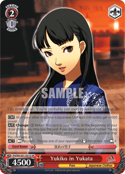 Yukiko in Yukata (Holo) — Persona 4 ver.E
