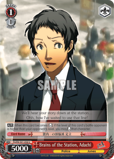 Brains of the Station, Adachi — Persona 4 ver.E