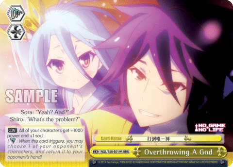 Overthrowing A God — No Game No Life