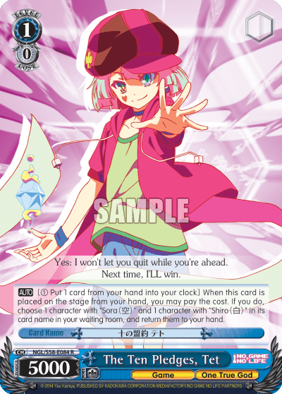 The Ten Pledges, Tet — No Game No Life