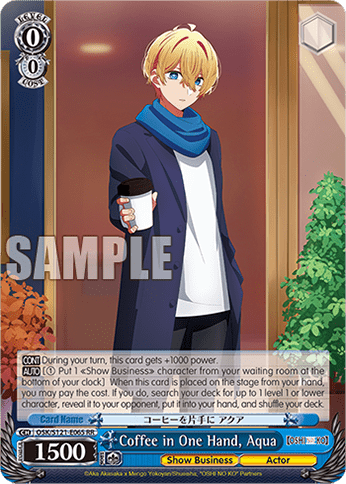 Coffee in One Hand, Aqua — Booster Pack 【OSHI NO KO】 Vol.2