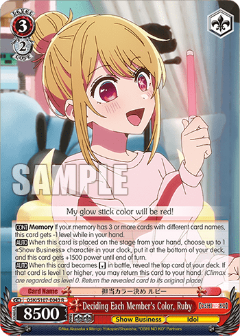 Deciding Each Member's Color, Ruby — 【OSHI NO KO】