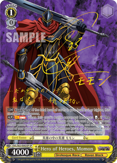 Hero of Heroes, Momon — Nazarick: Tomb of the Undead
