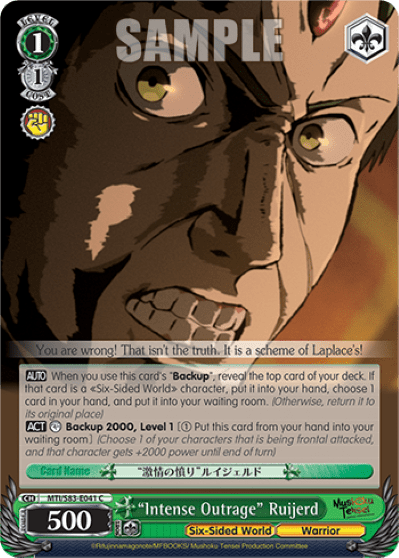 "Intense Outrage" Ruijerd — Mushoku Tensei: Jobless Reincarnation