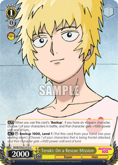 Teruki: On a Rescue Mission — Mob Psycho 100