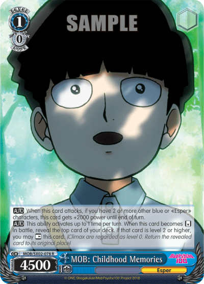 MOB: Childhood Memories — Mob Psycho 100