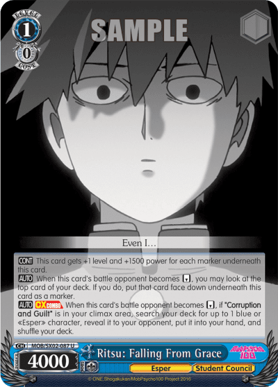 Ritsu: Falling From Grace — Mob Psycho 100