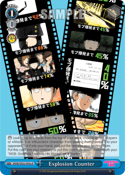 Explosion Counter — Mob Psycho 100