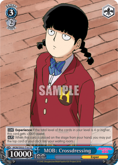 MOB: Crossdressing — [TD] Mob Psycho 100