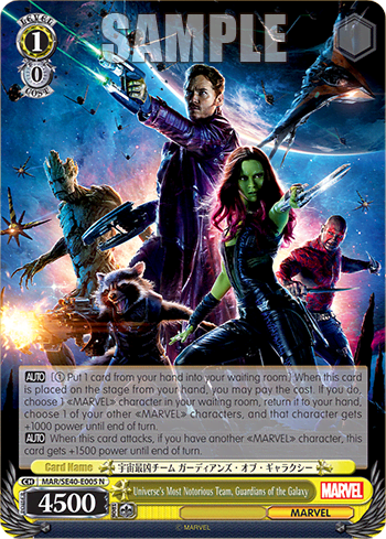 Universe's Most Notorious Team, Guardians of the Galaxy — [EX] Premium Set Marvel