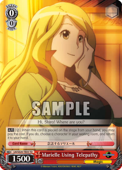 Marielle Using Telepathy — [TD] LOG HORIZON