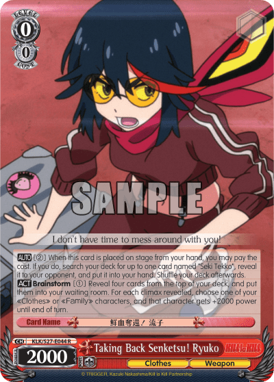 Taking Back Senketsu! Ryuko — KILL la KILL