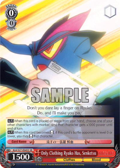 Only Clothing Ryuko Has, Senketsu (Holo) — KILL la KILL