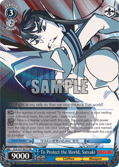 To Protect the World, Satsuki — KILL la KILL