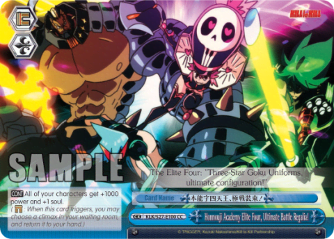 Honnouji Academy Elite Four, Ultimate Battle Regalia! — KILL la KILL