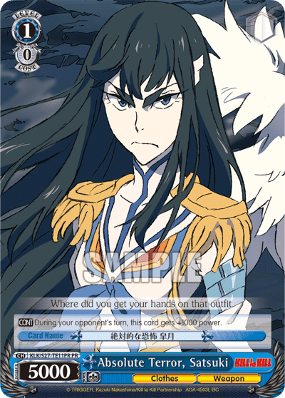 Absolute Terror, Satsuki — PR Card 【Schwarz Side】
