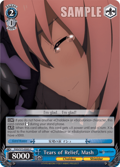 Tears of Relief, Mash (FGO/S75-E095) — Fate/Grand Order Absolute Demonic Front: Babylonia