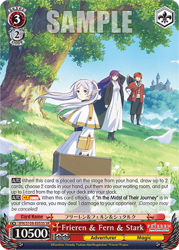 Frieren & Fern & Stark (Holo) (SFN/S108-E053S) — Frieren: Beyond Journey’s End