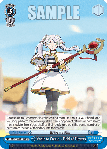 Magic to Create a Field of Flowers (Holo) (SFN/S108-E105S) — Frieren: Beyond Journey’s End