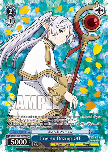 Frieren Dozing Off (Holo) (SFN/S108-PE02S) — Frieren: Beyond Journey’s End