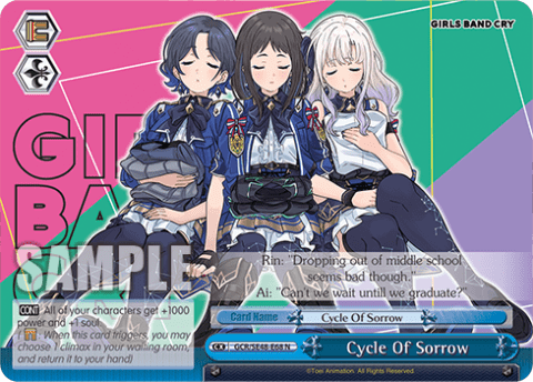 Cycle Of Sorrow (GCR/SE48-E68) — [EX] Premium Booster Girls Band Cry