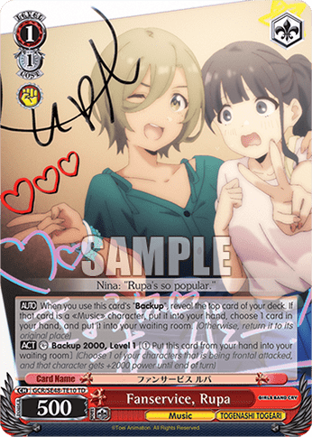Fanservice, Rupa (GCR/SE48-TE10) — [TD] Trial Deck Girls Band Cry