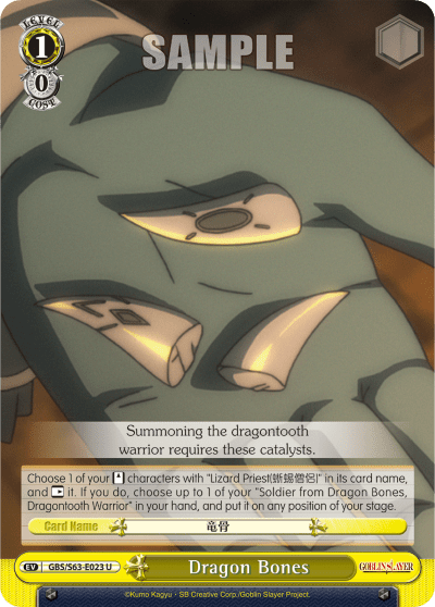 Dragon Bones (GBS/S63-E023) — Goblin Slayer